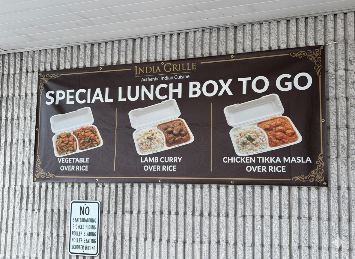 India Grille Special Offer Banner 1